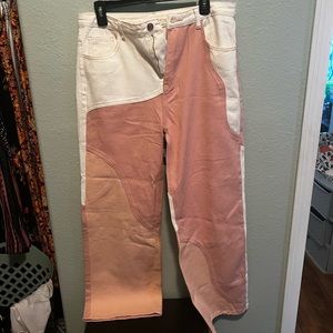 Pink multi color Cider jeans